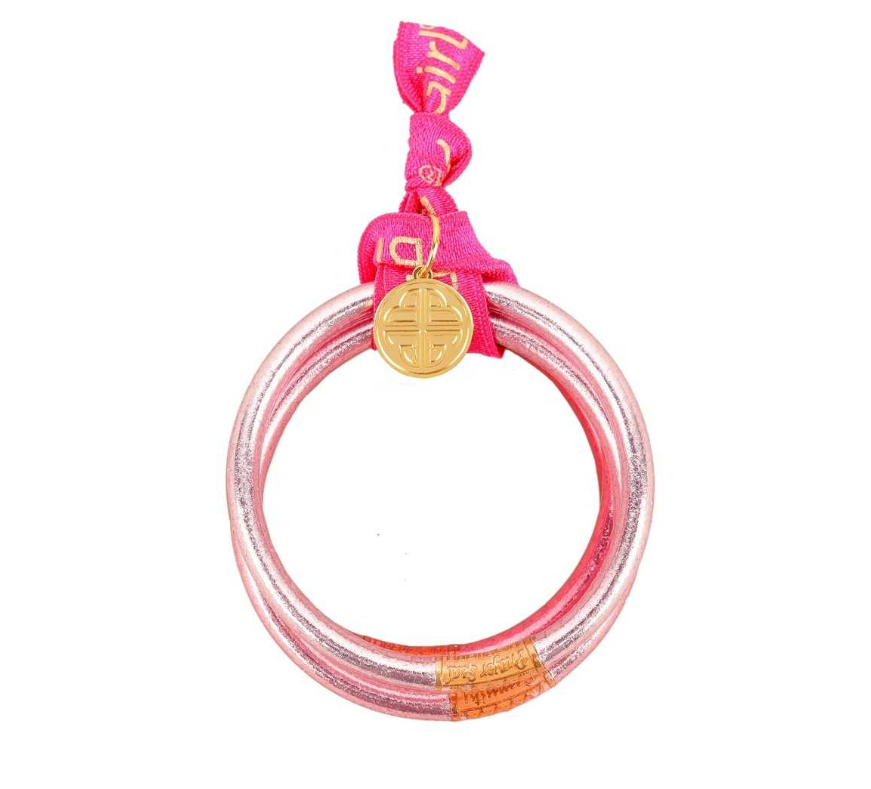 Carousel Pink All Weather Bangles (Set of 4) - MD Bracelets Budha Girl   