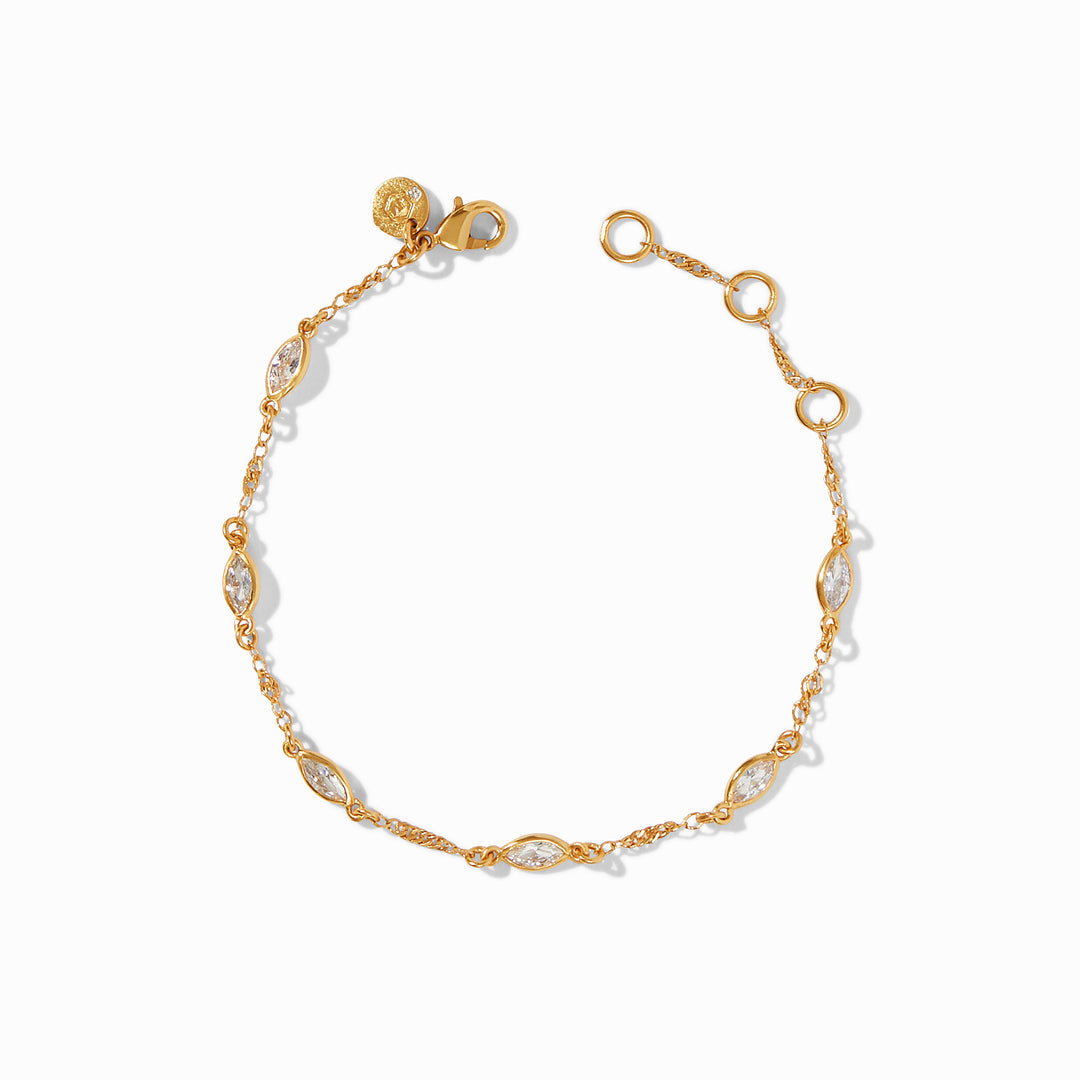 Charlotte Delicate Bracelet Gold - Zirconia Women's Jewelry Julie Vos   