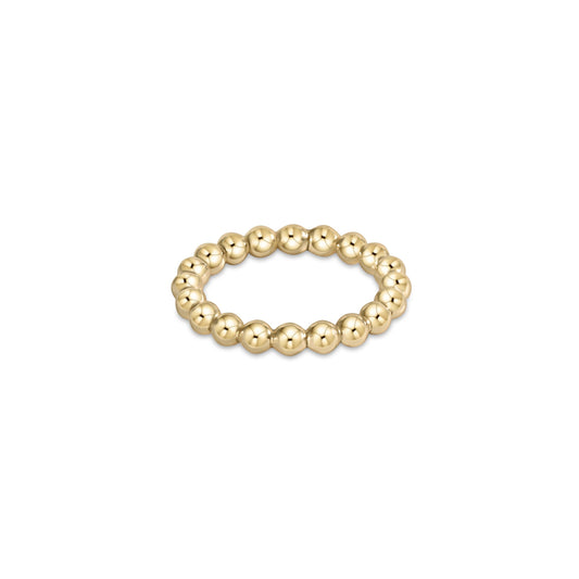 Classic Gold 3mm Bead Ring - Size 7 Rings enewton   