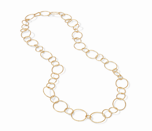 Colette Textured Necklace Gold Necklaces Julie Vos   