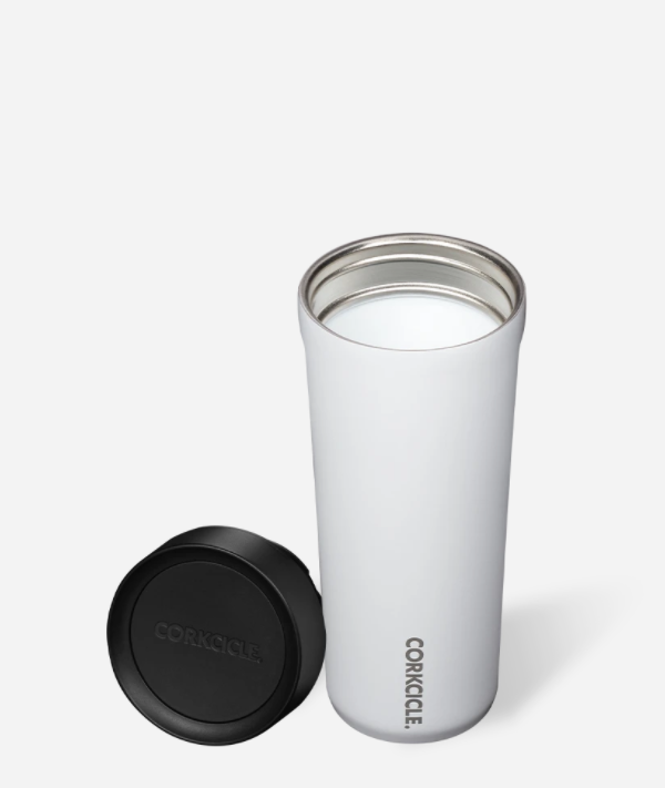 Commuter Cup - 17oz Gloss White Insulated Drinkware Corkcicle   
