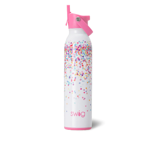 20oz Flip + Sip Insulated Water Bottle - Confetti Insulated Drinkware Swig   
