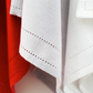 Cotone Linens Ivory Napkins with Double Stitching 4pk Home Decor Vietri   
