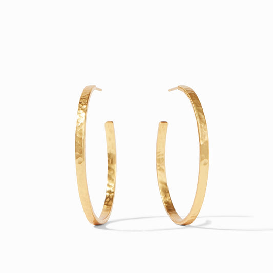 Crescent Hoop Gold - Large Earrings Julie Vos   