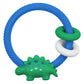 Ritzy Rattle Silicone Teether Rattle - Dino Gifts Itzy Ritzy   