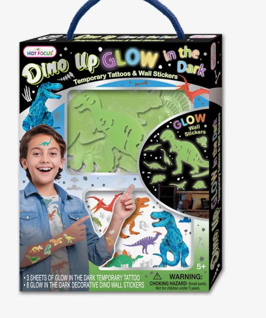 Dino Up Glow In the Dark - Dinosaur Kids Misc Accessories Hot Focus   