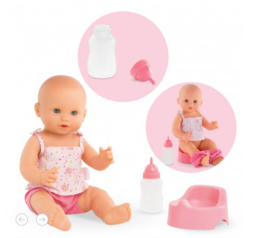 Emma Drink and Wet Bath Baby Toys Corolle   