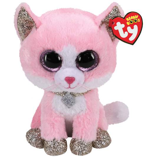 Fiona Pink Cat Beanie Boo Plush Ty   
