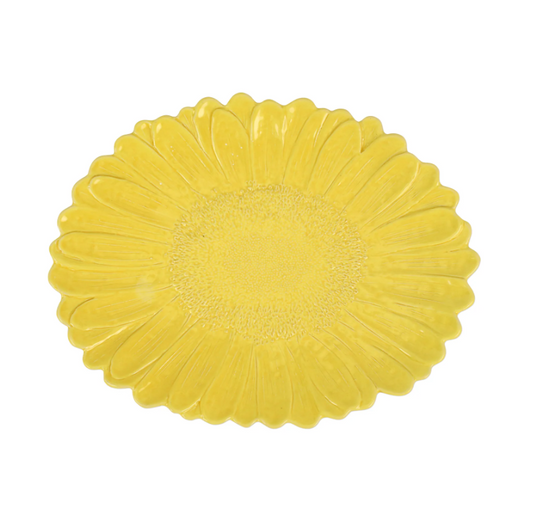 Fiori di Campo Yellow Daisy Platter Kitchen + Entertaining Vietri   