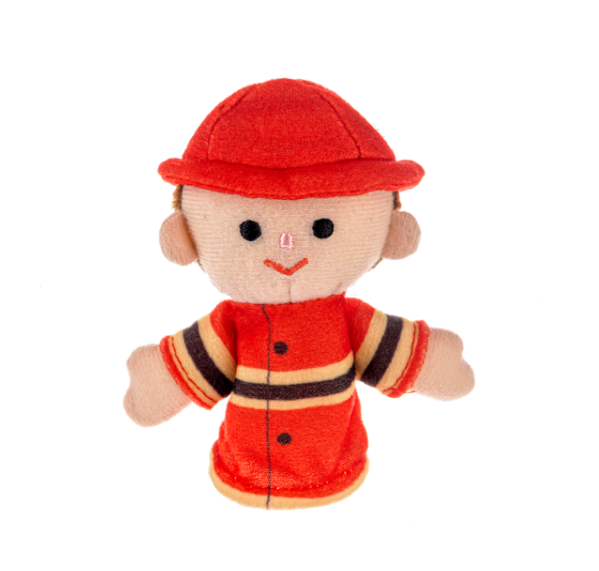 When I Grow Up Finger Puppets Toys Midwest-CBK Fireman  