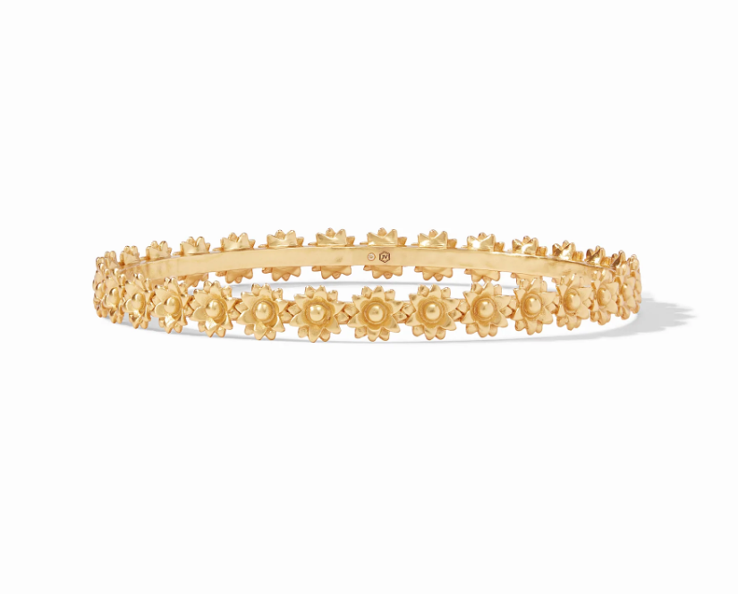 Flora Stacking Bangle Gold - Medium Bracelets Julie Vos   