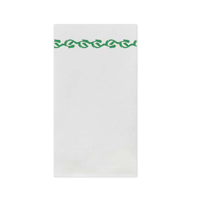 Papersoft Napkins Florentine Green Guest Towel (Pack of 20) Kitchen + Entertaining Vietri   