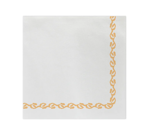 Papersoft Napkins Florentine Yellow Dinner Napkins (Pack of 20) Kitchen + Entertaining Vietri   