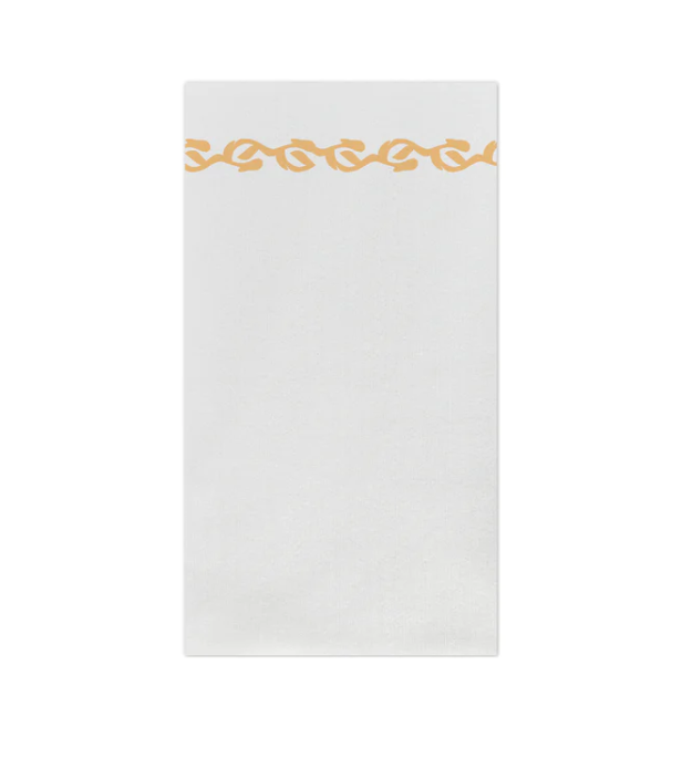 Papersoft Napkins Florentine Yellow Guest Towel (Pack of 20) Kitchen + Entertaining Vietri   