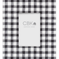 Black & White Enamel 4x6 Frame Gifts Midwest-CBK Gingham  