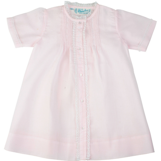 Girls Lace Folded Daygown - Pink Girls Occasion Dresses Feltman Brothers   