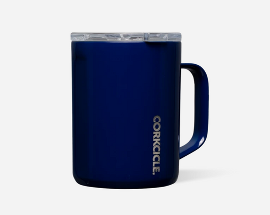 Mug - 16oz Gloss Midnight Navy Insulated Drinkware Corkcicle   