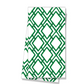 Green Bamboo Trellis Cotton Tea Towel Textiles WH Hostess   