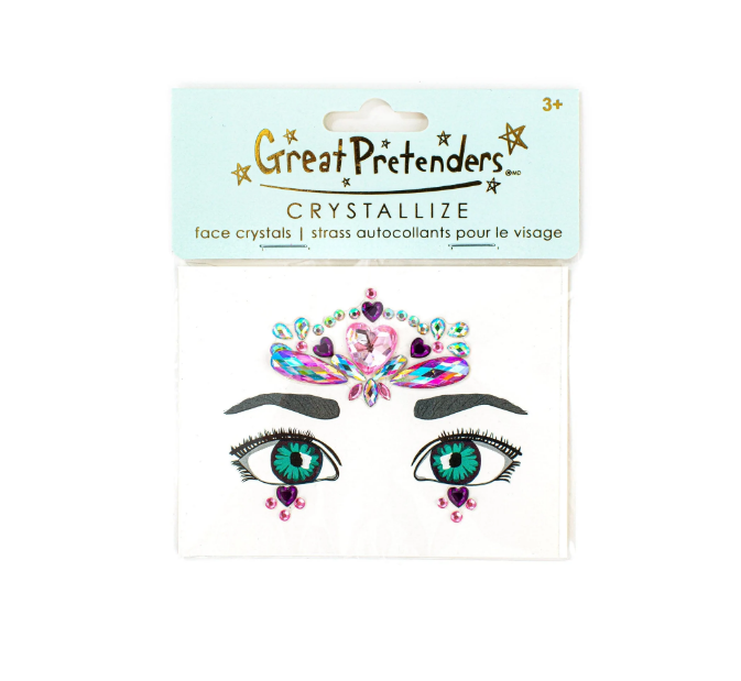 Hearts Face Crystals Kids Misc Accessories Great Pretenders   