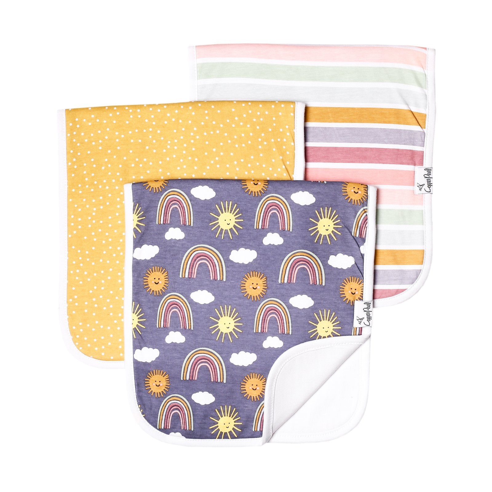 Hope Burp Cloth Set (3 Pack) Gifts Copper Pearl   