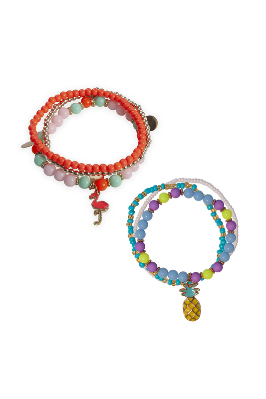 Hot Tropics 3 pc Bracelet Set Kids Jewelry Great Pretenders   