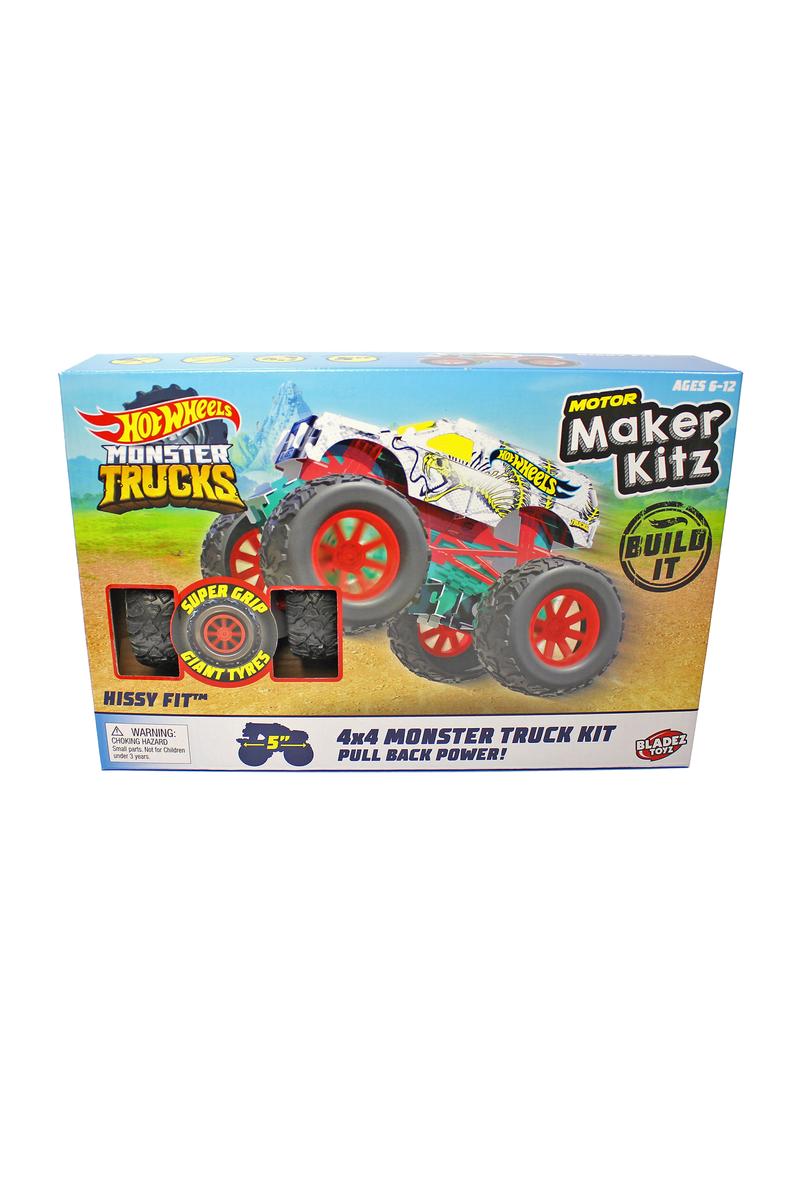 Hot Wheels Maker Kitz - Monster Trucks Toys License 2 Play   