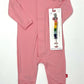 Quartz Pink Modal Magnetic Footie Baby Sleepwear Magnetic Me   
