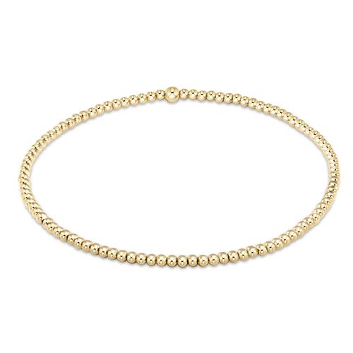 Classic Gold 2.5mm Bead Bracelet Women's Jewelry enewton   