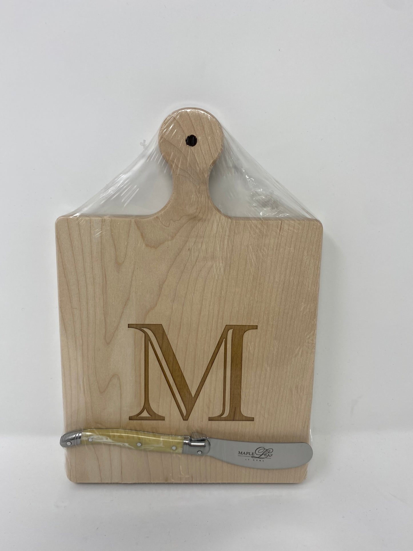 Maple Artisan Paddle Cutting Board Gifts Maple Leaf at Home M  