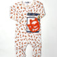 Baby Fox Orange Printed Footie Baby Sleepwear Magnolia Baby   