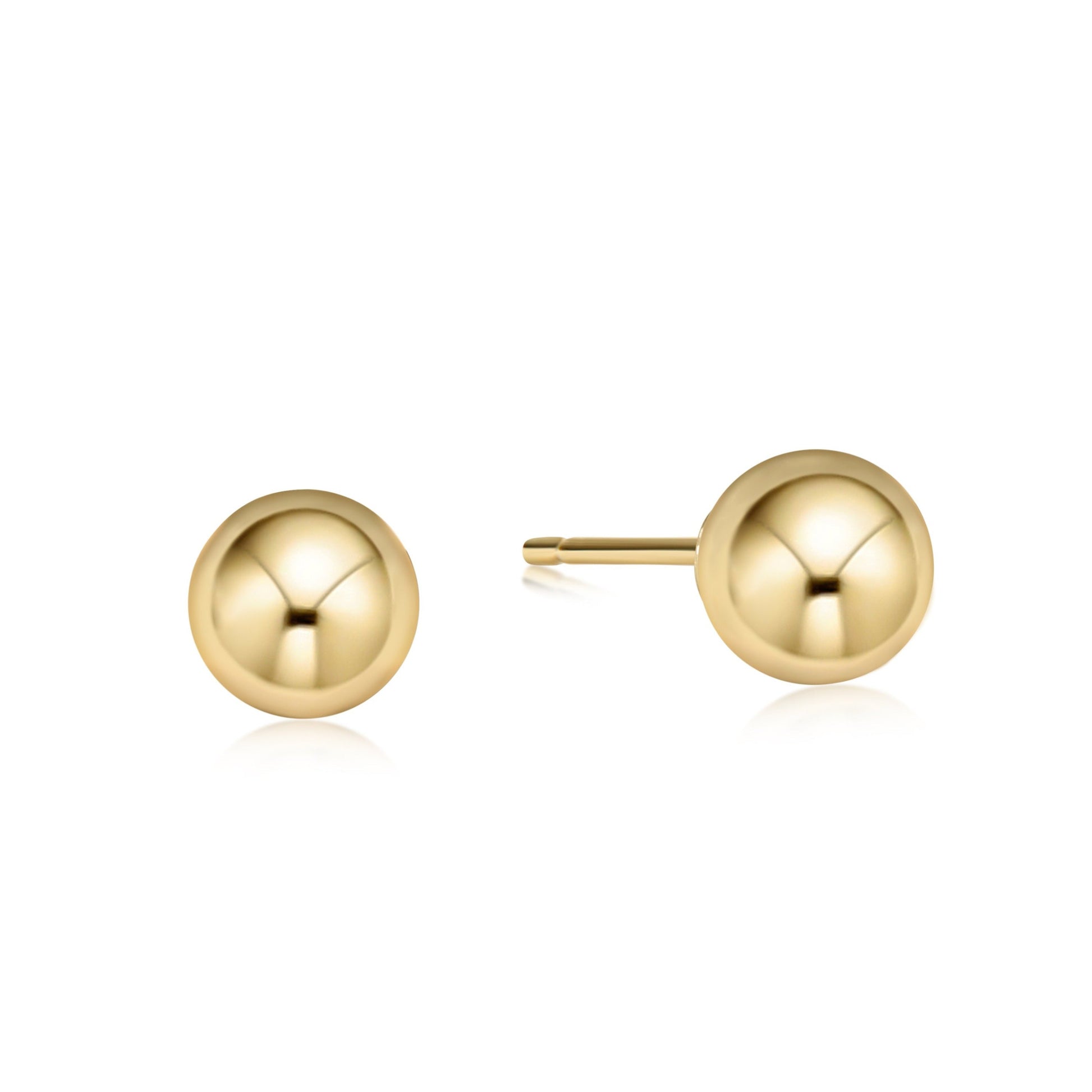 Classic 8mm Ball Stud - Gold Earrings enewton   