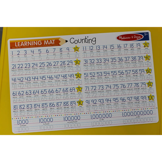 Counting to 100 Write-A-Mat Gifts Melissa & Doug   
