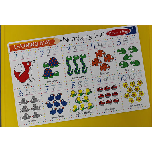 Numbers 1-10 Write-A-Mat Gifts Melissa & Doug   