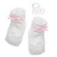 Booties with Bow Baby Accessories Paty Pink  
