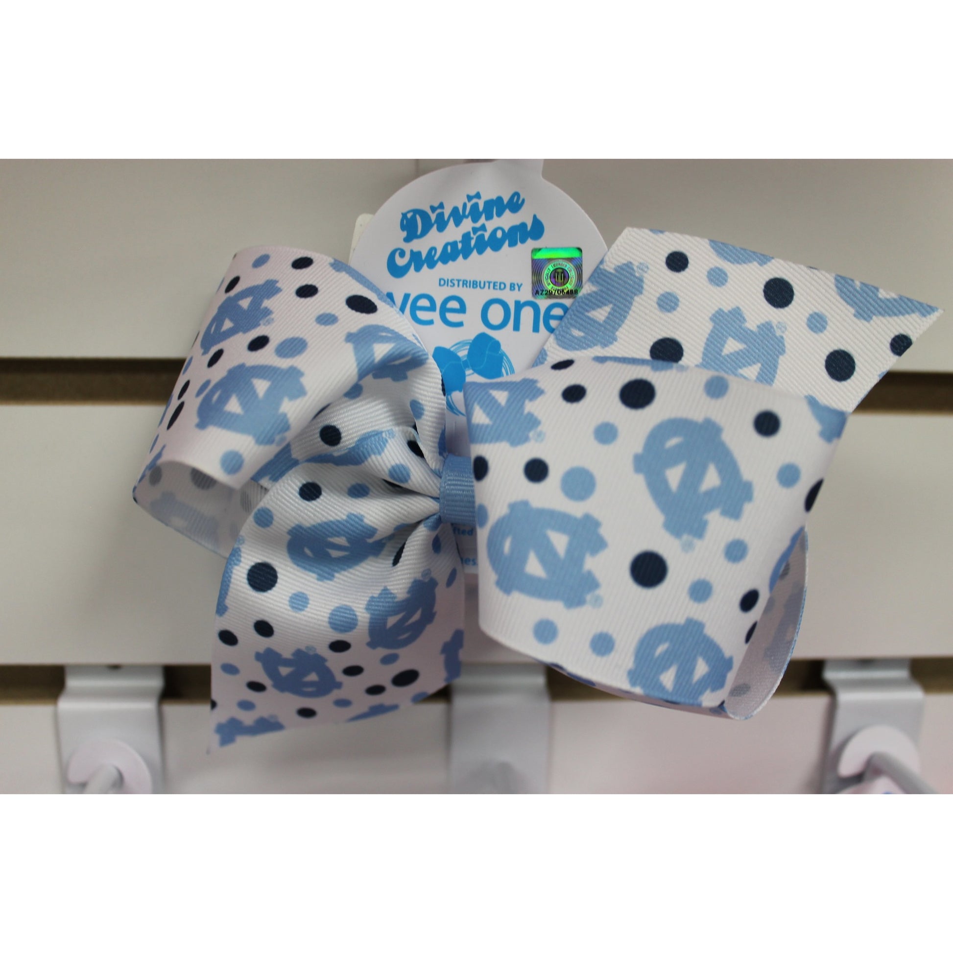 King College Print Bow Accessories Wee Ones UNC  