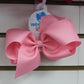 Mini King Grosgrain Bow Accessories Wee Ones Jack and Jill Pink  