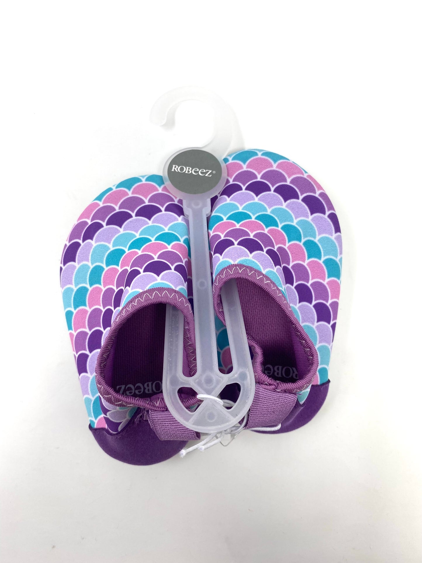 Mermaid Scales Girls Aqua Shoes - Pastel Purple/Lavender Shoes Robeez   
