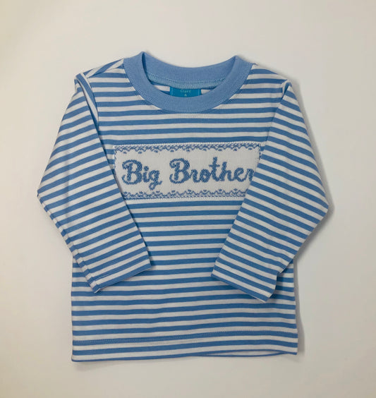 L/S Brother Shirt Boys Tees Claire & Charlie 12m  