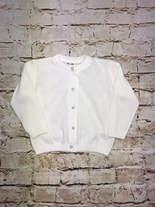 Cardigan Clothing Dolce Gaccia White 9-12m 