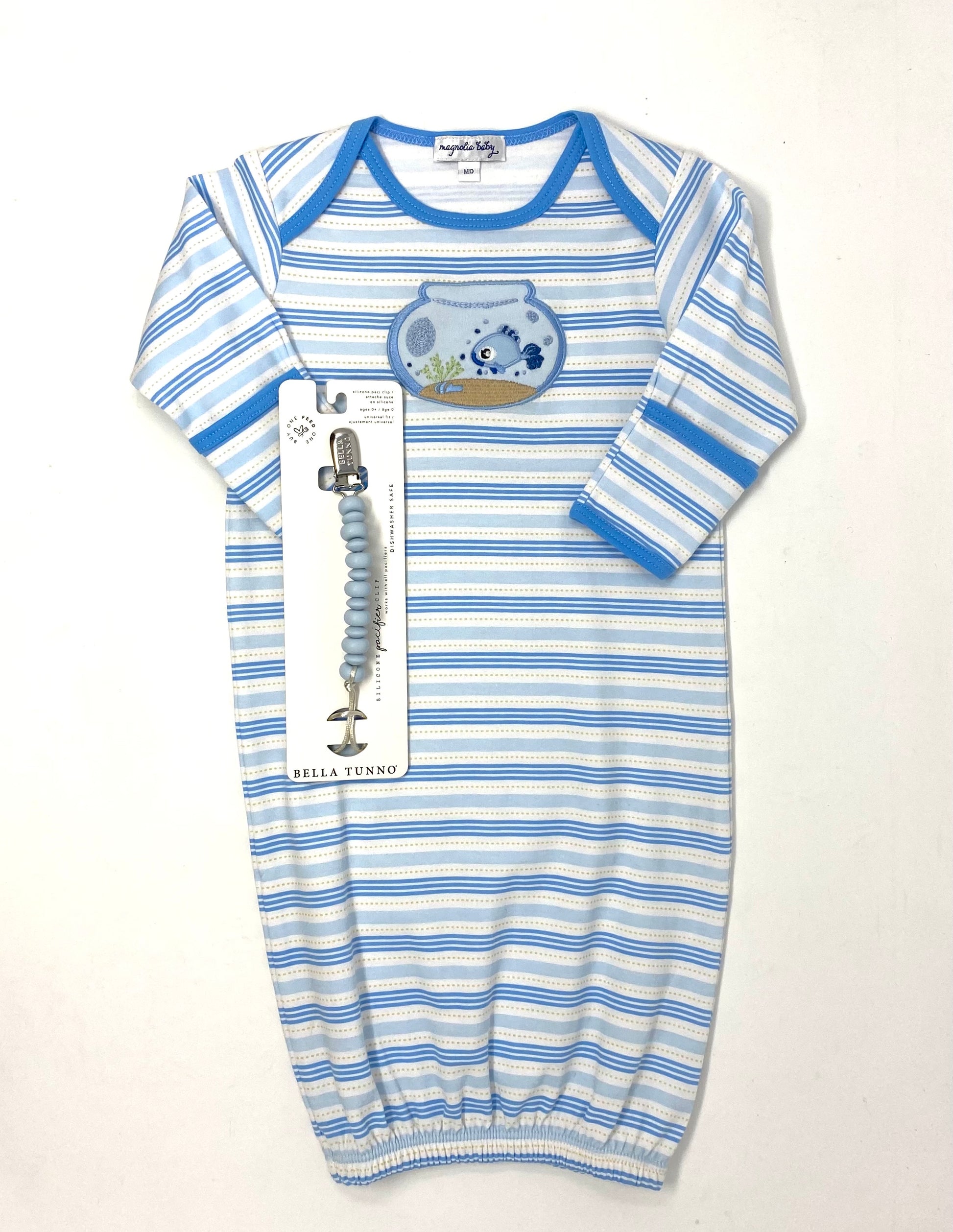 Fishbowl Combo Lap Gown Baby Sleepwear Magnolia Baby   