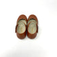 Sonia Scalloped Flat - Cognac Girls Shoes L'Amour   