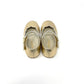 Sonia Scalloped Flat - Gold Girls Shoes L'Amour   
