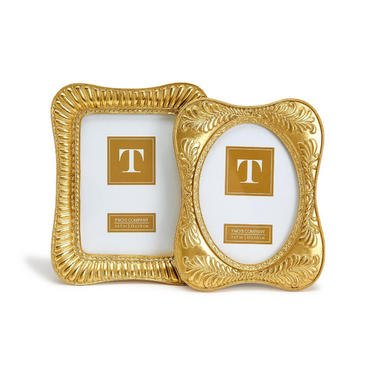 Impressions Gold 5x7 Frame Home Decor Two's Company   