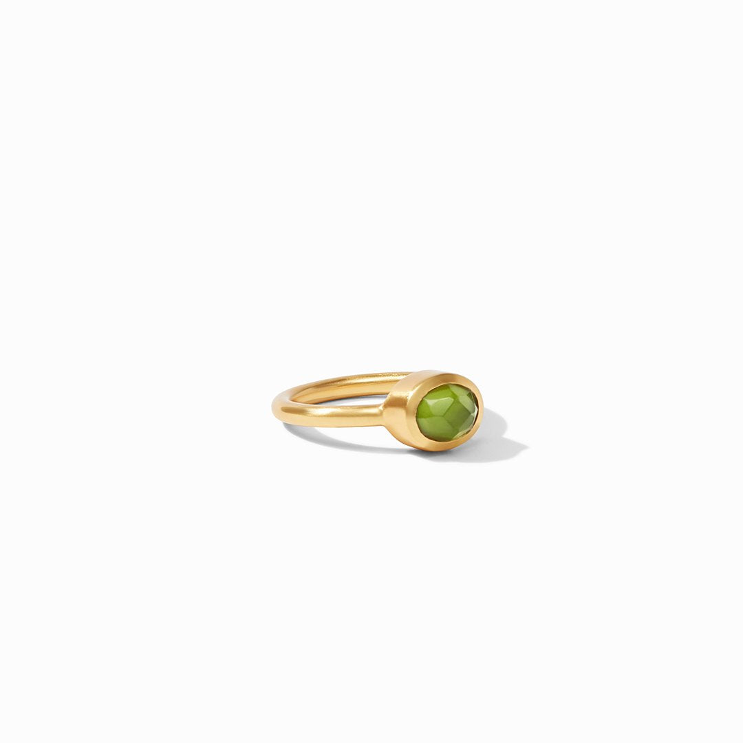 Jewel Stack Ring Iridescent Jade Green - Size 7 Women's Jewelry Julie Vos   