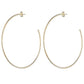 Jillian Hoop Earrings Women's Jewelry Sheila Fajl 18K Gold Plated  