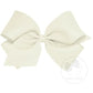 King Grosgrain Bow Accessories Wee Ones Antique White  