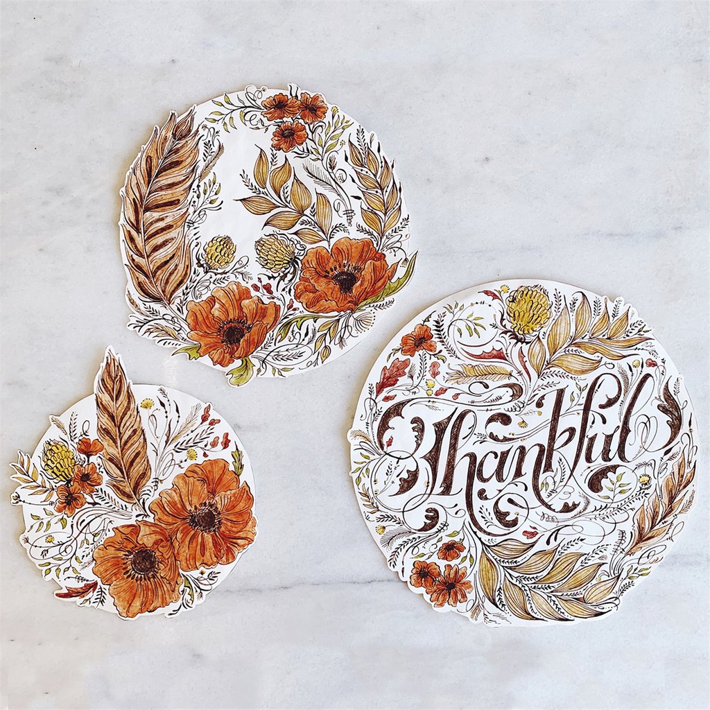 Thankful Serving Papers - Pack of 18 Home Decor Hester & Cook   