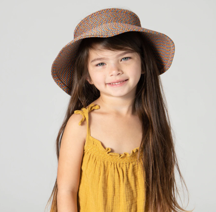 Kids Roll Up Sun Visor - Brights Kids Misc Accessories San Diego Hat Company   