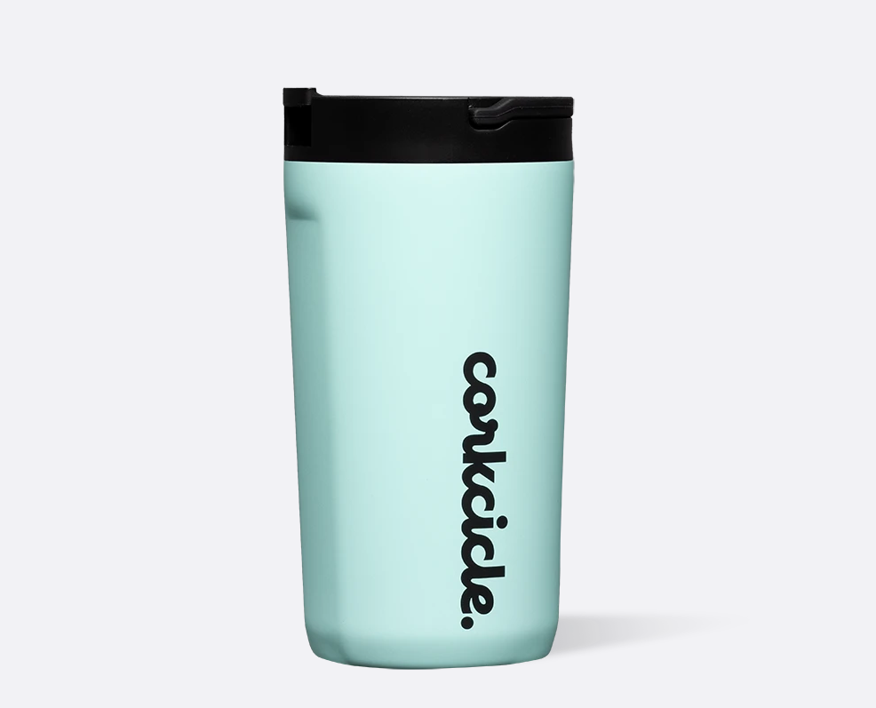 Kid's Cup 12 oz - Sun Soaked Teal Insulated Drinkware Corkcicle   