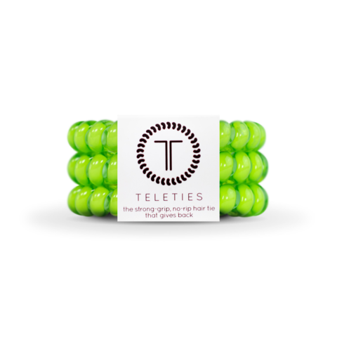Large Teleties - Lime Hair Accessories Teleties   